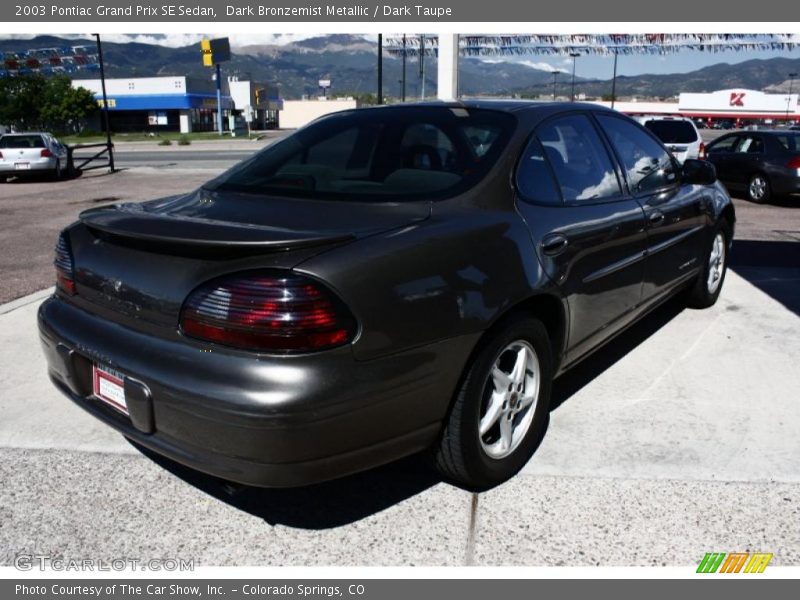 Dark Bronzemist Metallic / Dark Taupe 2003 Pontiac Grand Prix SE Sedan