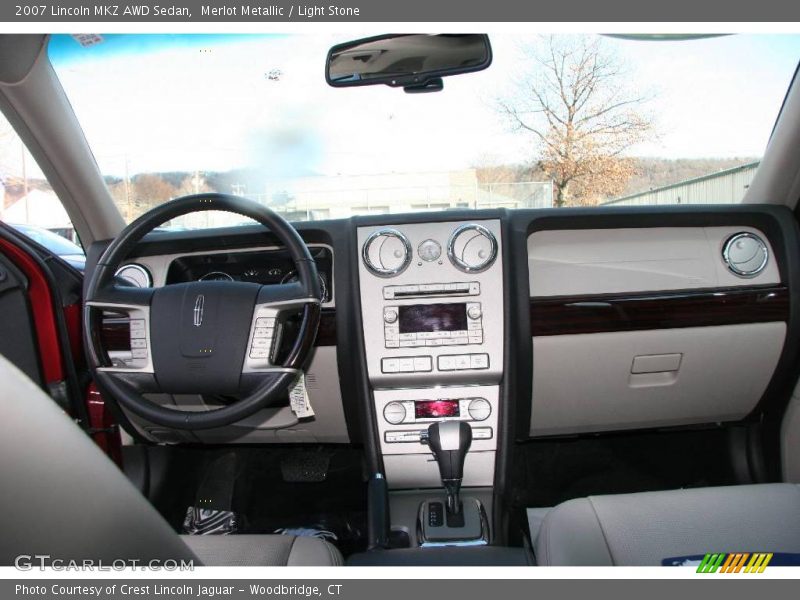 Merlot Metallic / Light Stone 2007 Lincoln MKZ AWD Sedan
