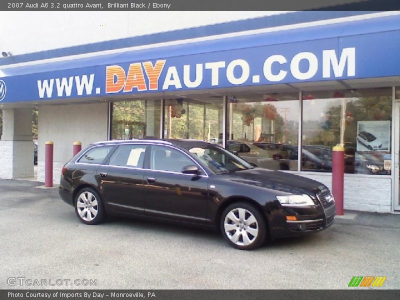 Brilliant Black / Ebony 2007 Audi A6 3.2 quattro Avant