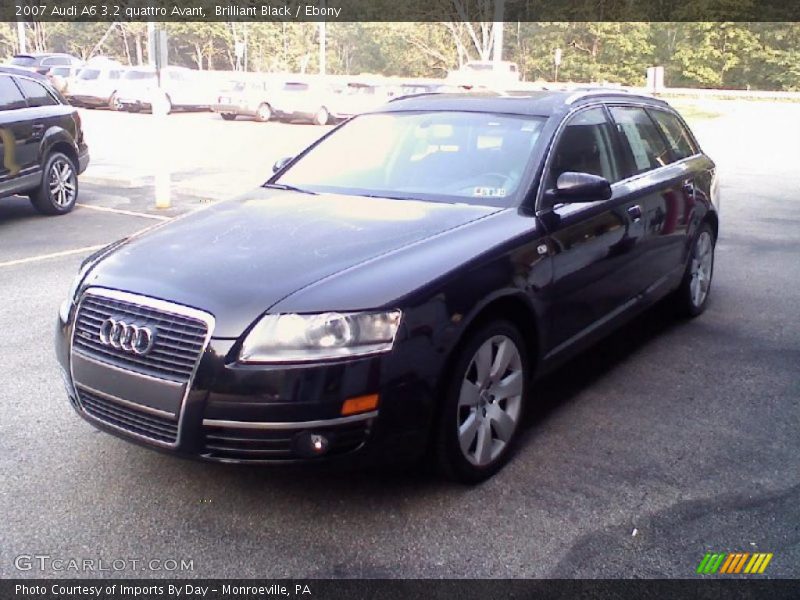 Brilliant Black / Ebony 2007 Audi A6 3.2 quattro Avant
