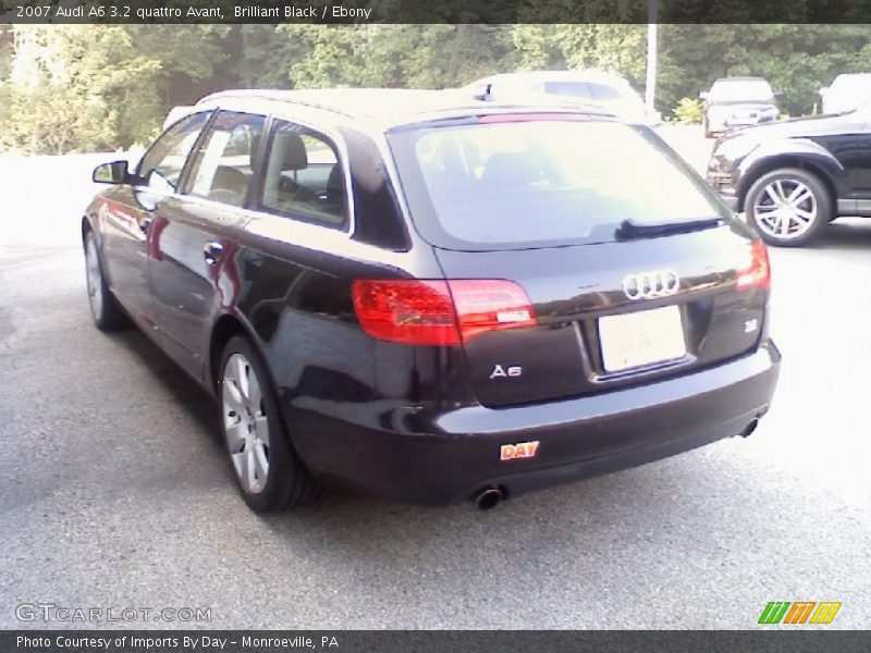Brilliant Black / Ebony 2007 Audi A6 3.2 quattro Avant