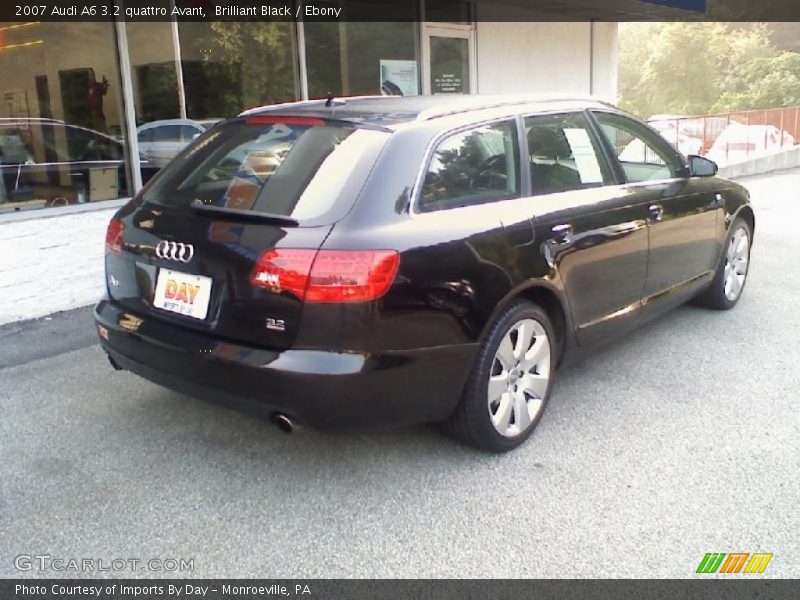 Brilliant Black / Ebony 2007 Audi A6 3.2 quattro Avant