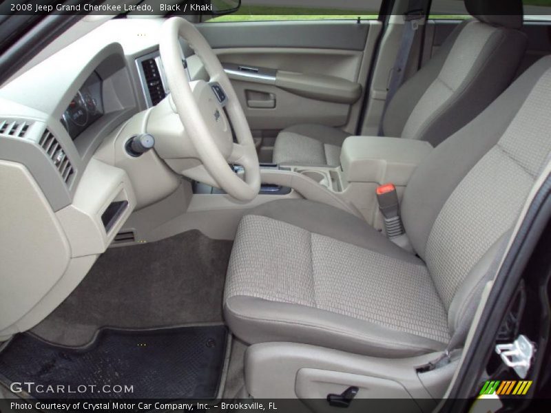 Black / Khaki 2008 Jeep Grand Cherokee Laredo