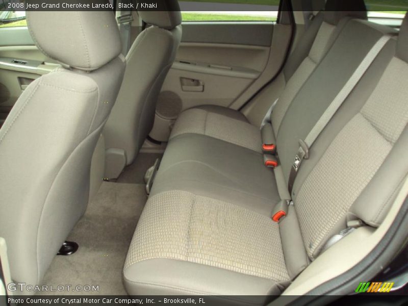 Black / Khaki 2008 Jeep Grand Cherokee Laredo