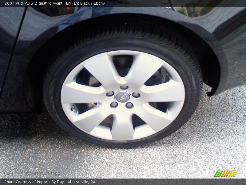 Brilliant Black / Ebony 2007 Audi A6 3.2 quattro Avant
