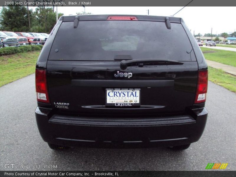 Black / Khaki 2008 Jeep Grand Cherokee Laredo