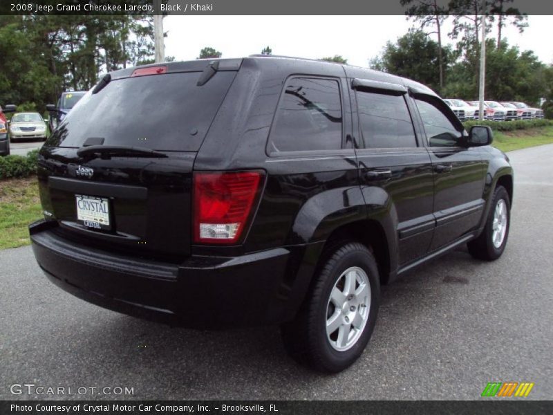 Black / Khaki 2008 Jeep Grand Cherokee Laredo