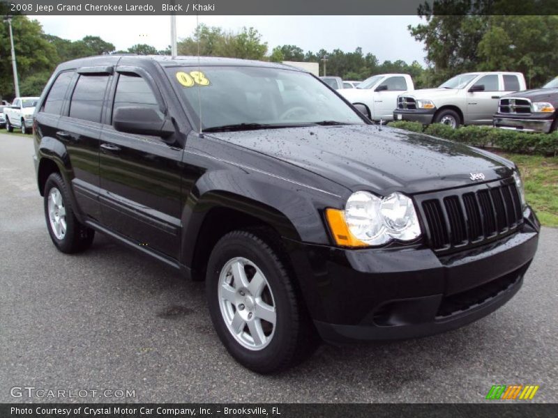 Black / Khaki 2008 Jeep Grand Cherokee Laredo