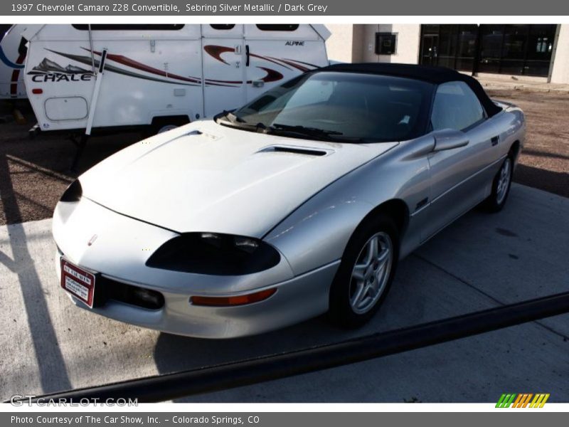 Sebring Silver Metallic / Dark Grey 1997 Chevrolet Camaro Z28 Convertible