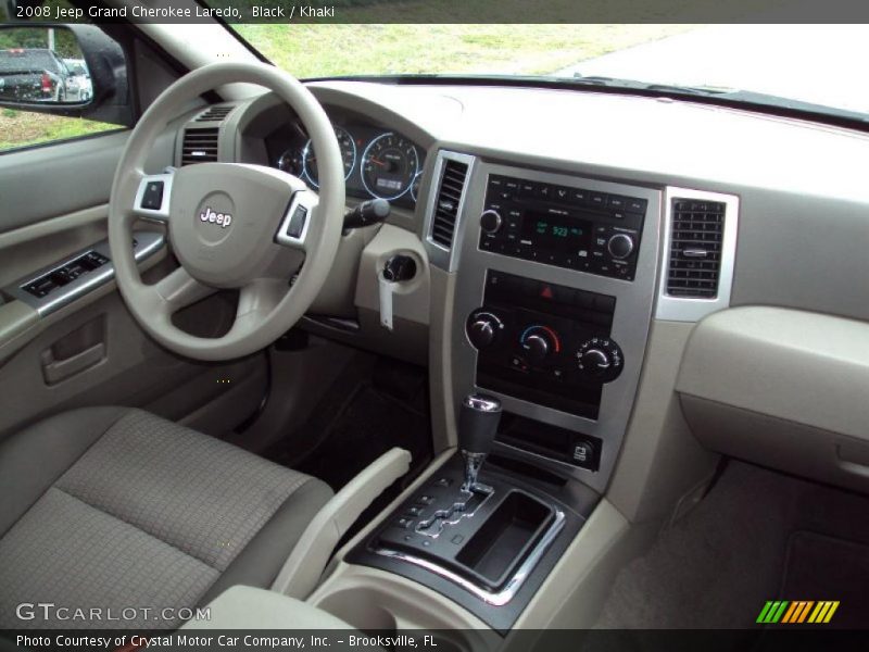 Black / Khaki 2008 Jeep Grand Cherokee Laredo