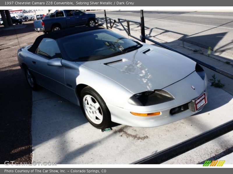 Sebring Silver Metallic / Dark Grey 1997 Chevrolet Camaro Z28 Convertible
