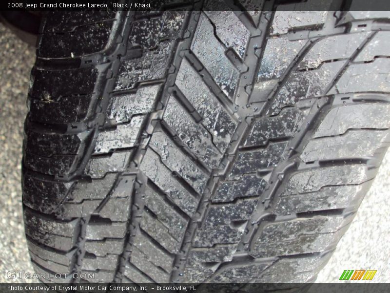 Black / Khaki 2008 Jeep Grand Cherokee Laredo