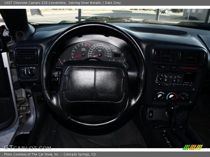 Sebring Silver Metallic / Dark Grey 1997 Chevrolet Camaro Z28 Convertible