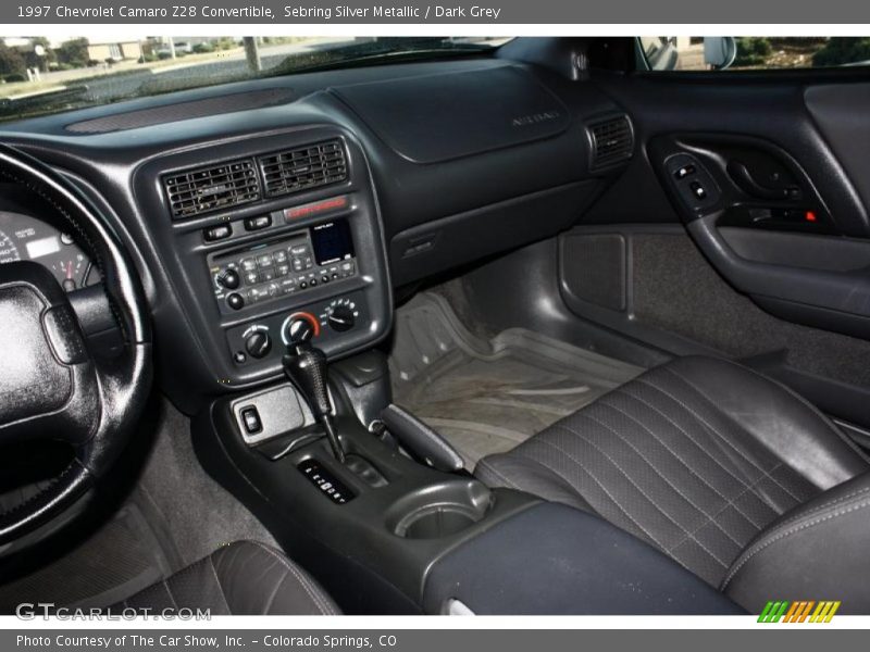 Sebring Silver Metallic / Dark Grey 1997 Chevrolet Camaro Z28 Convertible