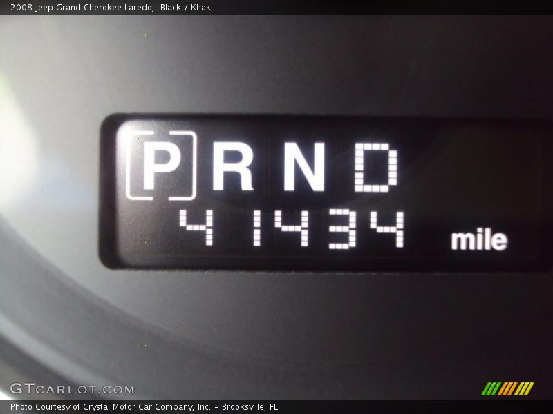 Black / Khaki 2008 Jeep Grand Cherokee Laredo