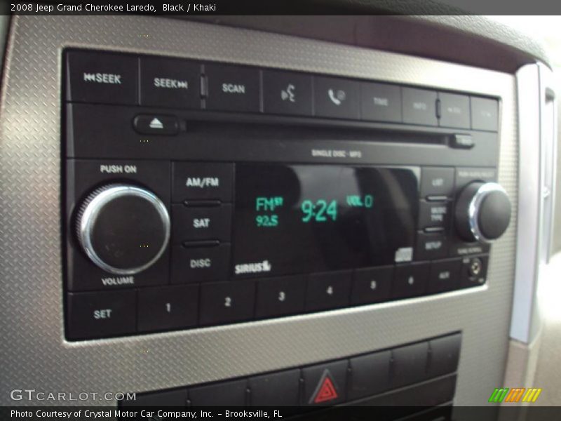 Black / Khaki 2008 Jeep Grand Cherokee Laredo