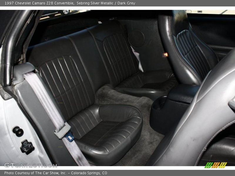 Sebring Silver Metallic / Dark Grey 1997 Chevrolet Camaro Z28 Convertible