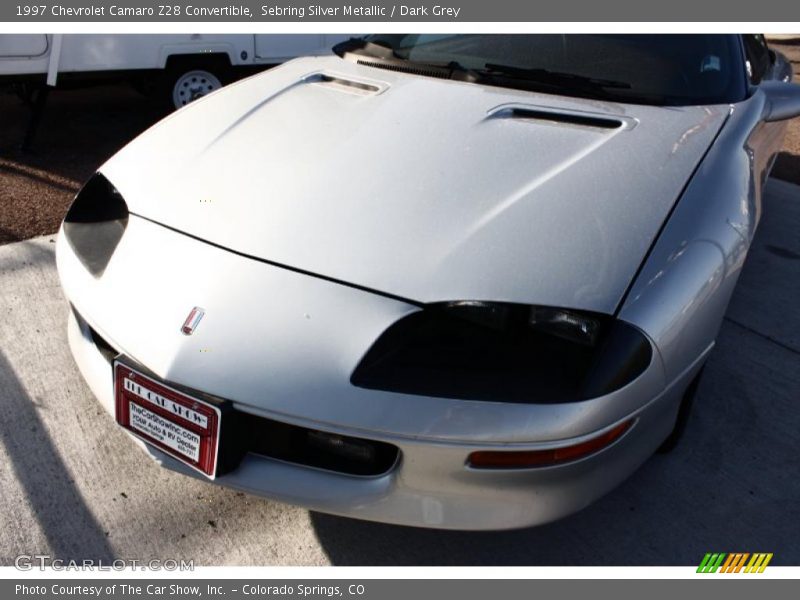 Sebring Silver Metallic / Dark Grey 1997 Chevrolet Camaro Z28 Convertible