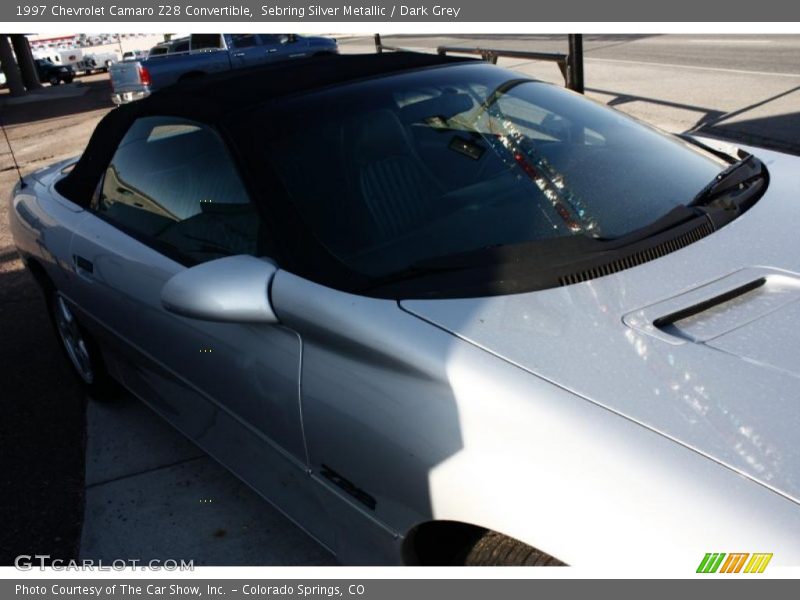 Sebring Silver Metallic / Dark Grey 1997 Chevrolet Camaro Z28 Convertible