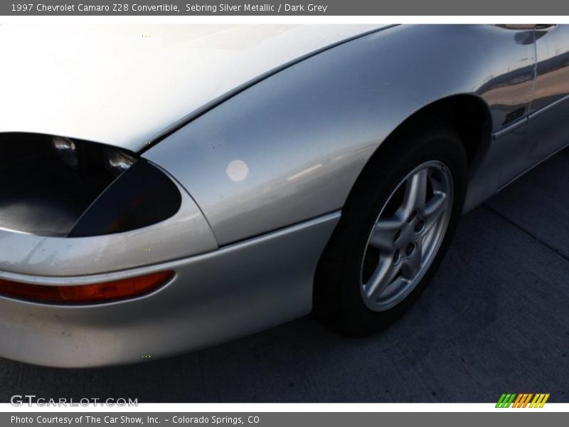 Sebring Silver Metallic / Dark Grey 1997 Chevrolet Camaro Z28 Convertible