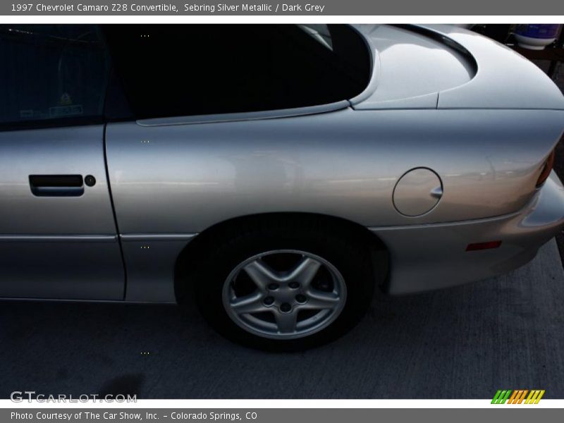 Sebring Silver Metallic / Dark Grey 1997 Chevrolet Camaro Z28 Convertible