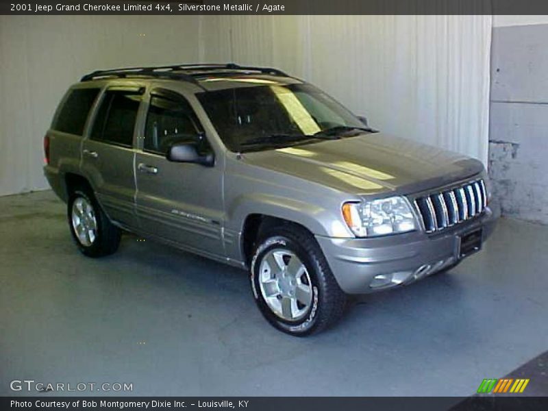 Silverstone Metallic / Agate 2001 Jeep Grand Cherokee Limited 4x4