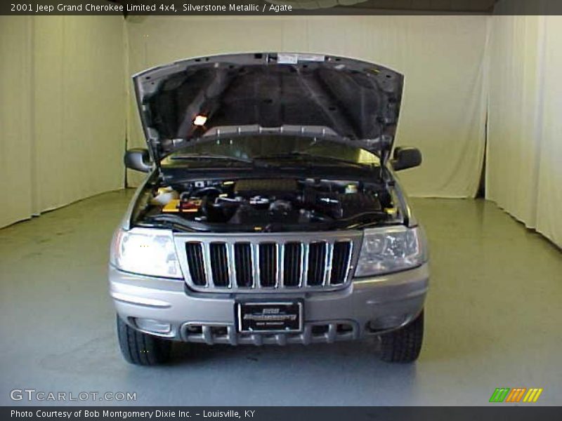 Silverstone Metallic / Agate 2001 Jeep Grand Cherokee Limited 4x4