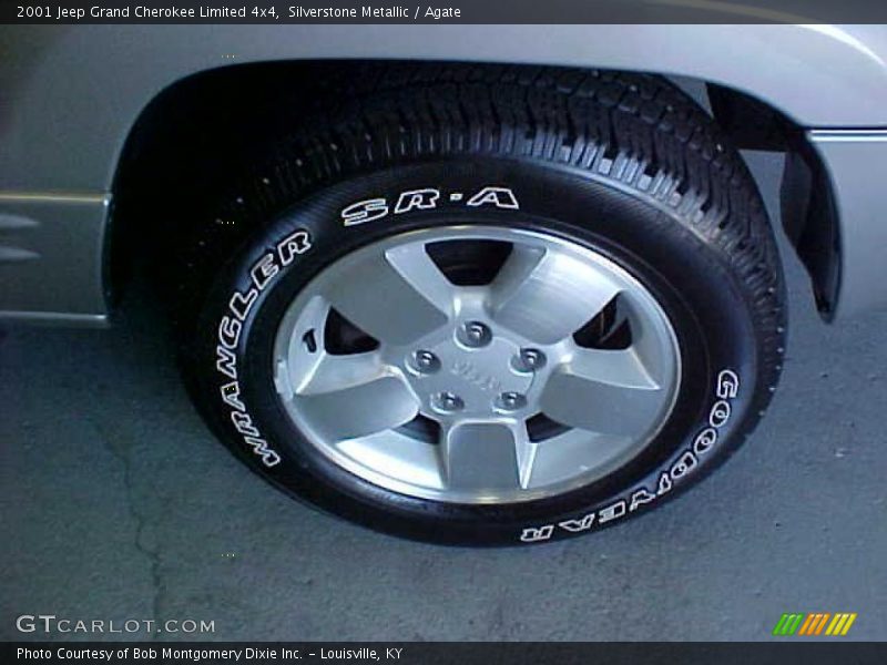 Silverstone Metallic / Agate 2001 Jeep Grand Cherokee Limited 4x4