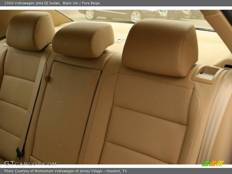 Black Uni / Pure Beige 2009 Volkswagen Jetta SE Sedan