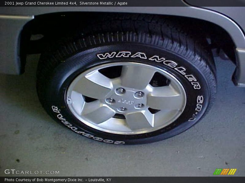 Silverstone Metallic / Agate 2001 Jeep Grand Cherokee Limited 4x4
