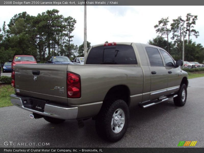 Light Khaki Metallic / Khaki 2008 Dodge Ram 2500 Laramie Mega Cab 4x4
