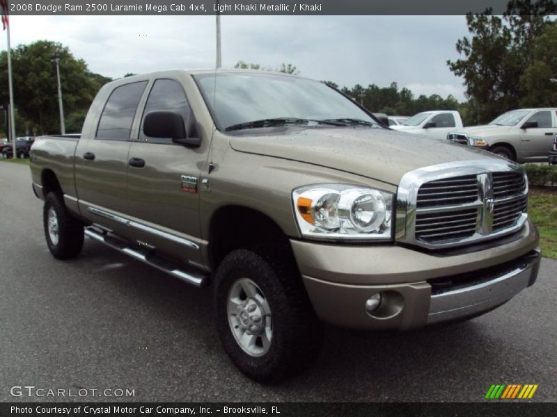 Light Khaki Metallic / Khaki 2008 Dodge Ram 2500 Laramie Mega Cab 4x4