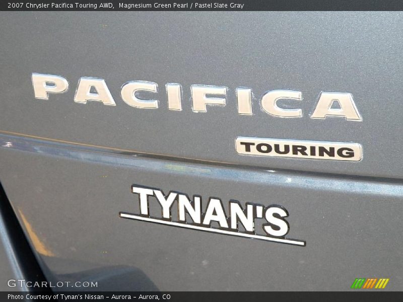 Magnesium Green Pearl / Pastel Slate Gray 2007 Chrysler Pacifica Touring AWD