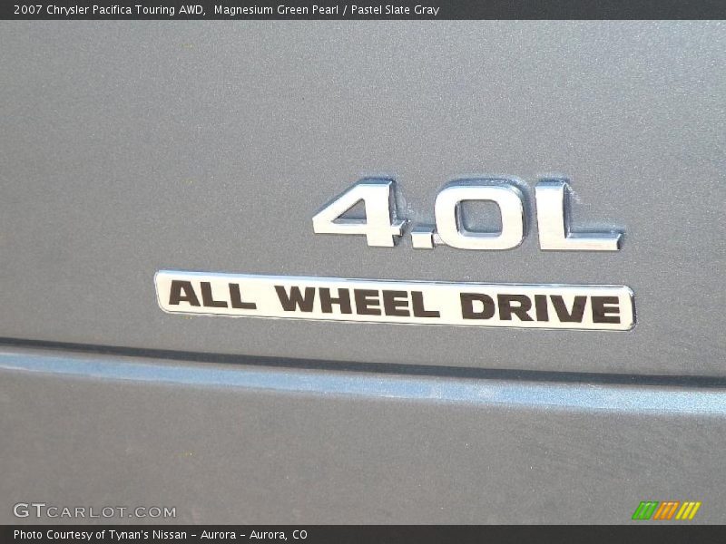 Magnesium Green Pearl / Pastel Slate Gray 2007 Chrysler Pacifica Touring AWD