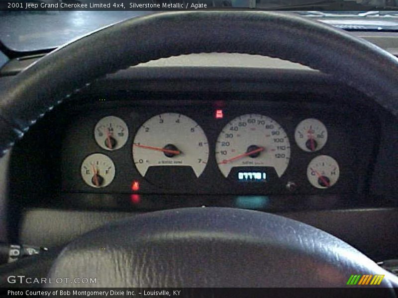 Silverstone Metallic / Agate 2001 Jeep Grand Cherokee Limited 4x4