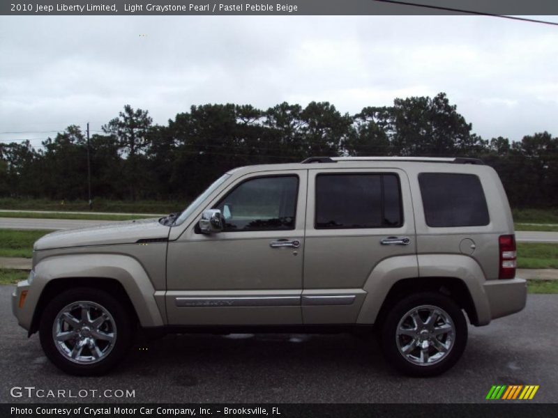 Light Graystone Pearl / Pastel Pebble Beige 2010 Jeep Liberty Limited