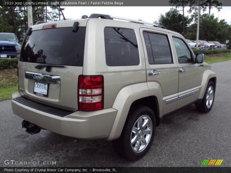 Light Graystone Pearl / Pastel Pebble Beige 2010 Jeep Liberty Limited