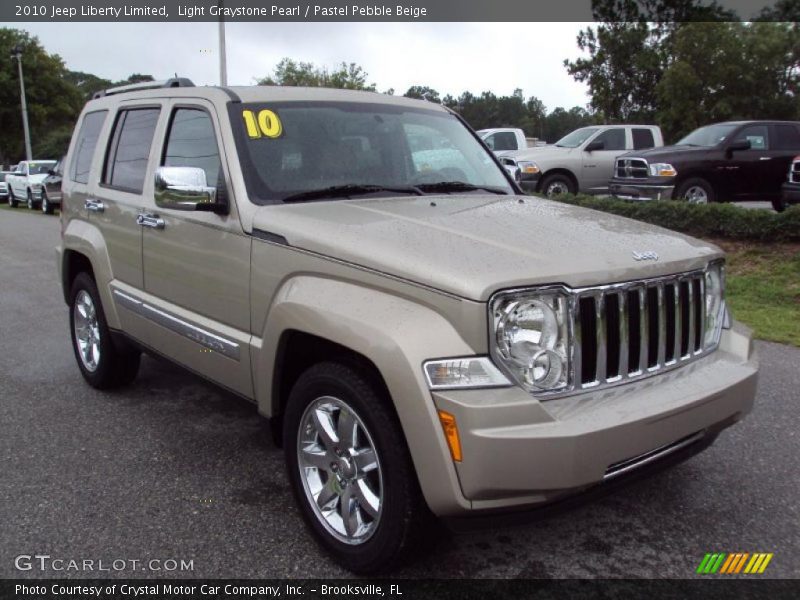 Light Graystone Pearl / Pastel Pebble Beige 2010 Jeep Liberty Limited