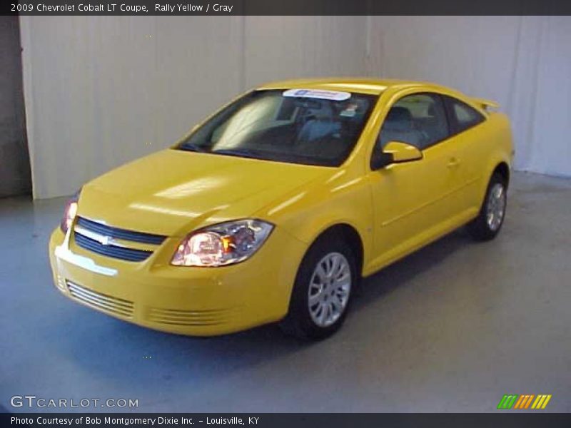 Rally Yellow / Gray 2009 Chevrolet Cobalt LT Coupe