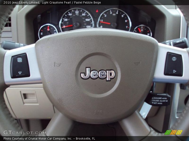 Light Graystone Pearl / Pastel Pebble Beige 2010 Jeep Liberty Limited