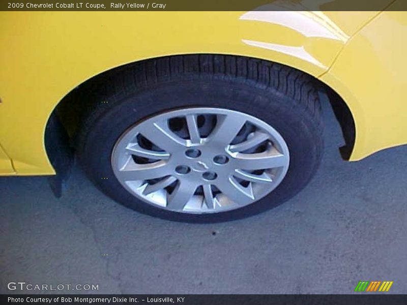 Rally Yellow / Gray 2009 Chevrolet Cobalt LT Coupe
