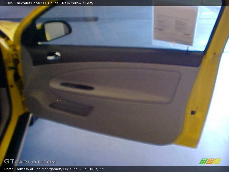 Rally Yellow / Gray 2009 Chevrolet Cobalt LT Coupe