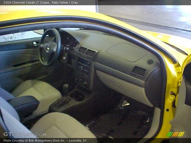 Rally Yellow / Gray 2009 Chevrolet Cobalt LT Coupe