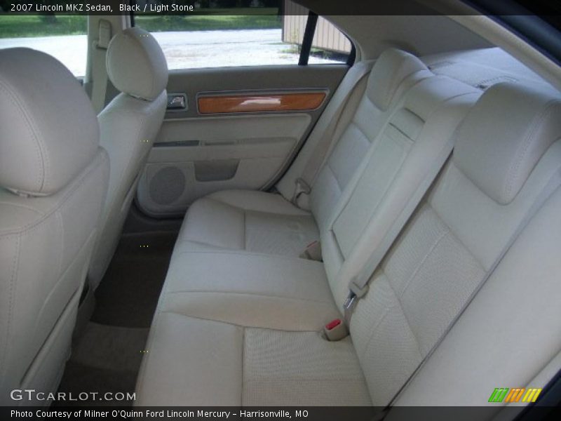 Black / Light Stone 2007 Lincoln MKZ Sedan