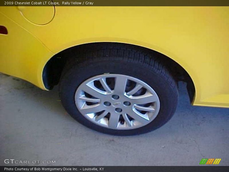 Rally Yellow / Gray 2009 Chevrolet Cobalt LT Coupe