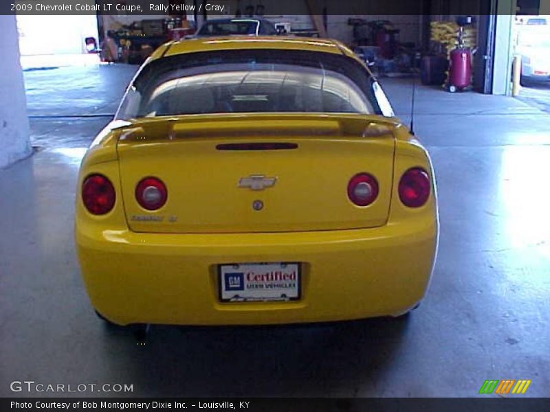 Rally Yellow / Gray 2009 Chevrolet Cobalt LT Coupe