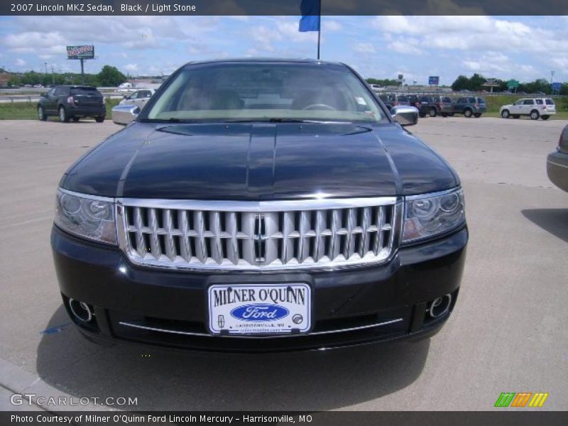 Black / Light Stone 2007 Lincoln MKZ Sedan