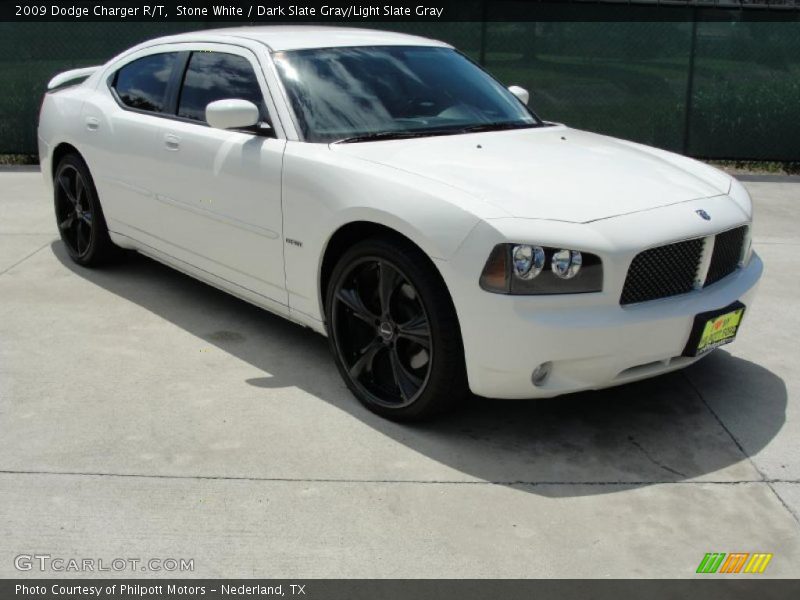 Stone White / Dark Slate Gray/Light Slate Gray 2009 Dodge Charger R/T