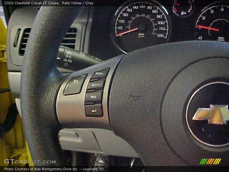 Rally Yellow / Gray 2009 Chevrolet Cobalt LT Coupe