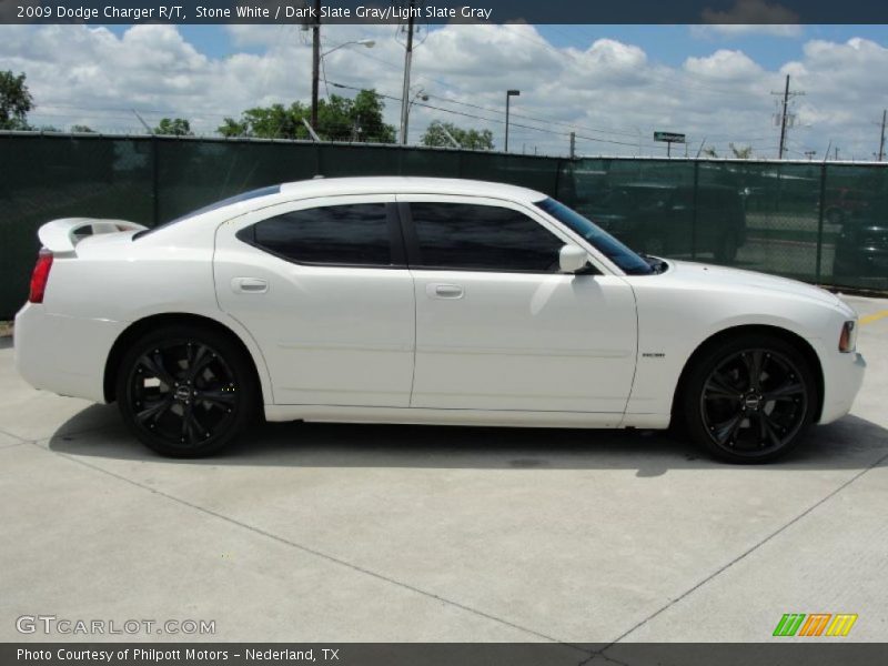 Stone White / Dark Slate Gray/Light Slate Gray 2009 Dodge Charger R/T